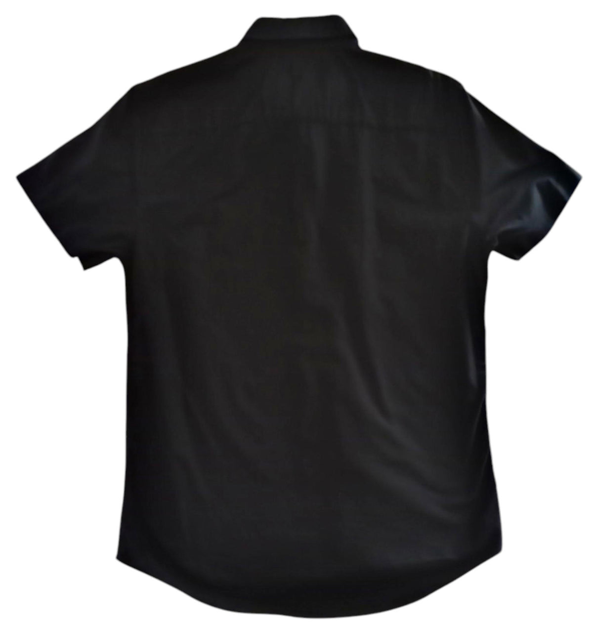 F&F Shirt Short Sleeve Black 100% Cotton Pocket Men's UK Size M Medium