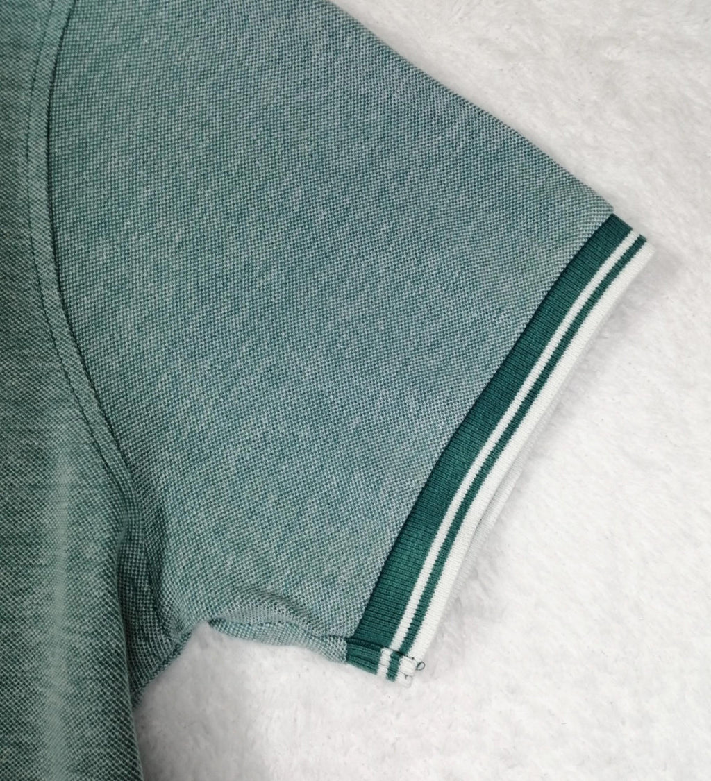 Cedar Wood State Turquoise Polo Shirt Men's Size 2XL Teal Blue Embroidered Logo 100% Cotton
