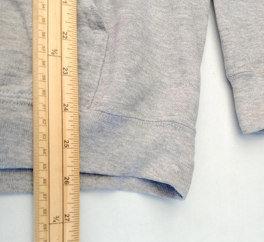 Gildan Gray USA High School Baseball Hoodie Men's UK Size M Grey Jersey Hooded Pockets
