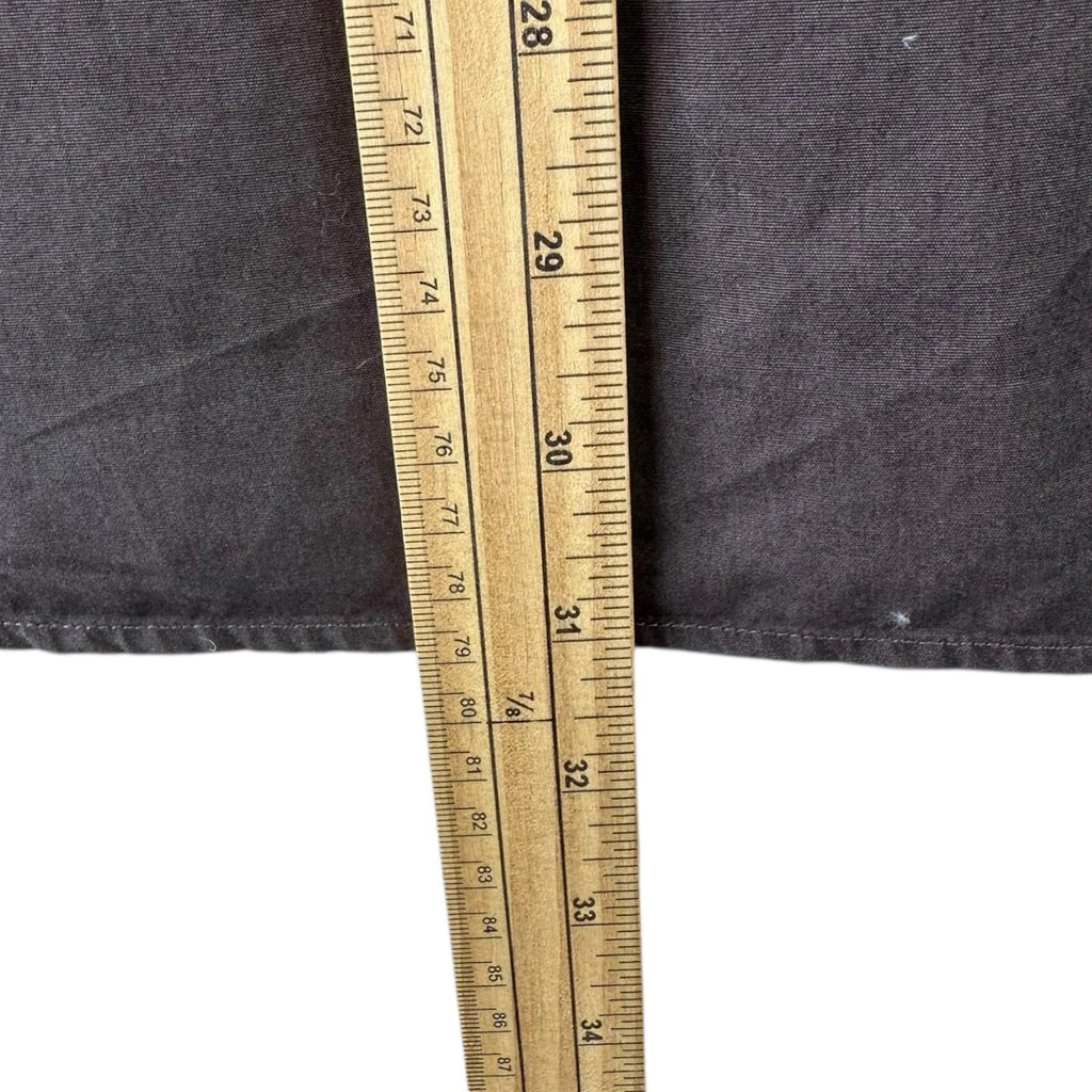 Nautica Shirt Men's UK Size L Black Solid Long Sleeve Pockets Embraided Logo