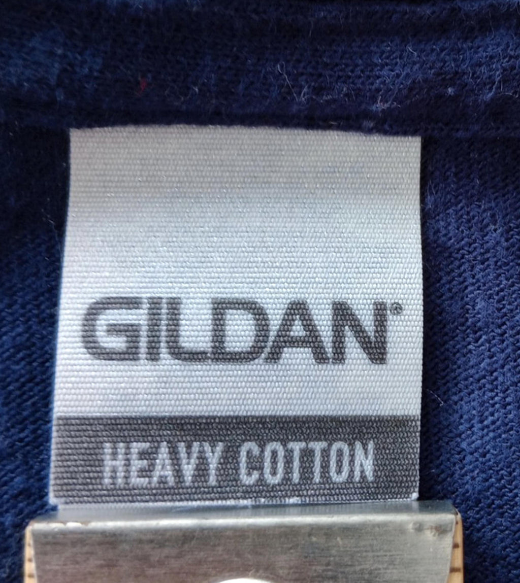 Gildan Blue St. Rita Baseball Graphic Print T-Shirt Men's UK Size XL Blue Crew Neck