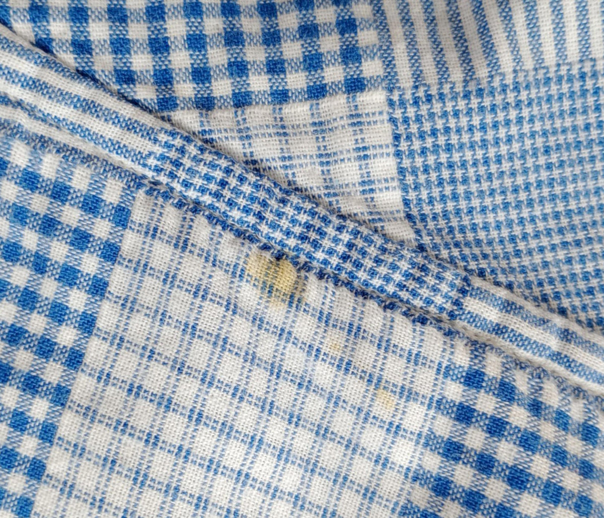 Tommy Hilfiger Men's UK Size 2XL Blue Check Long Sleeve Pockets Easy Care