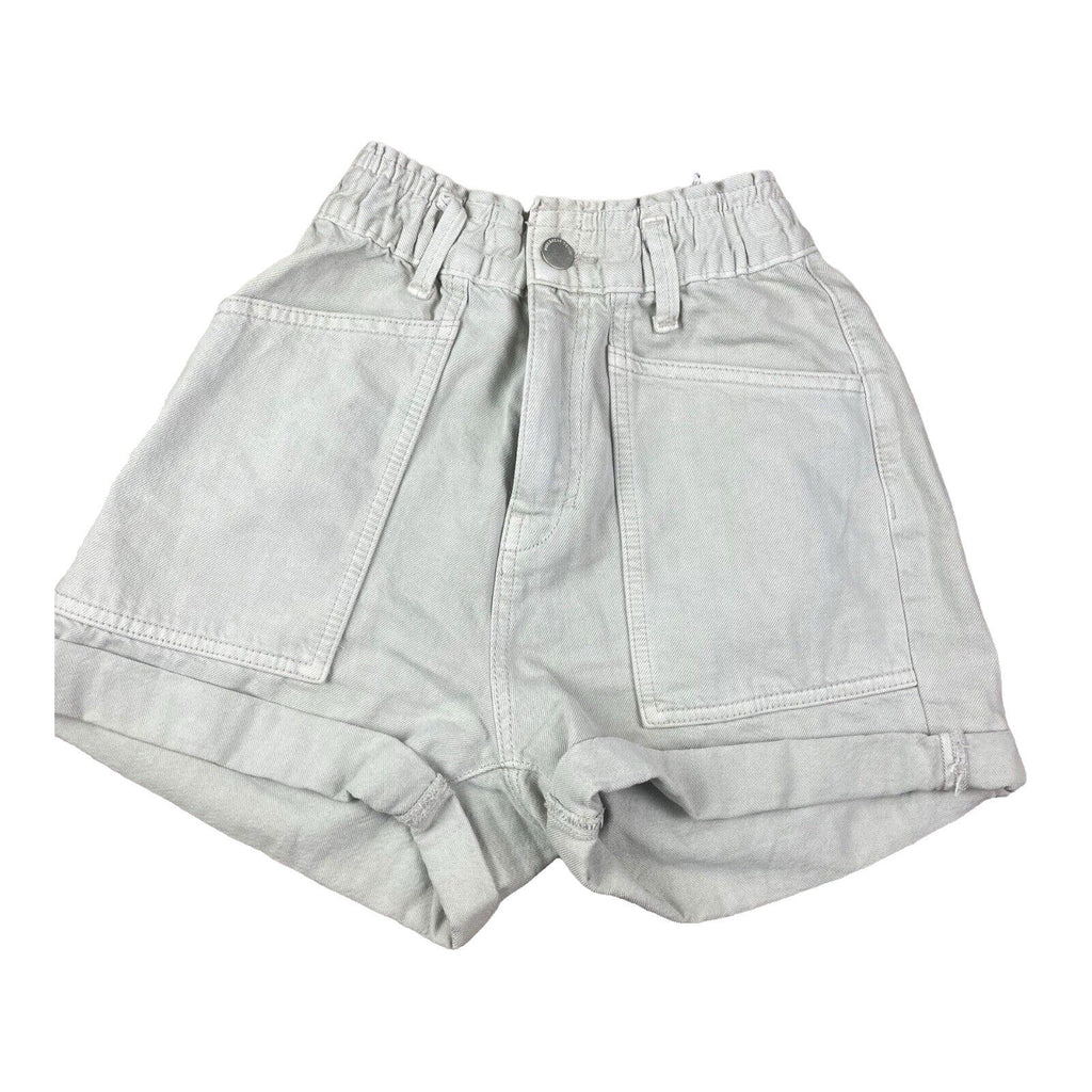 Pull&Bear Beige Denim Cargo Shorts Women's UK Size S