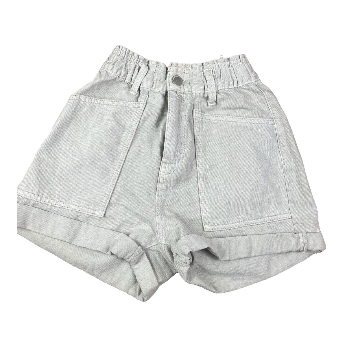 Pull&Bear Beige Denim Cargo Shorts Women's UK Size S