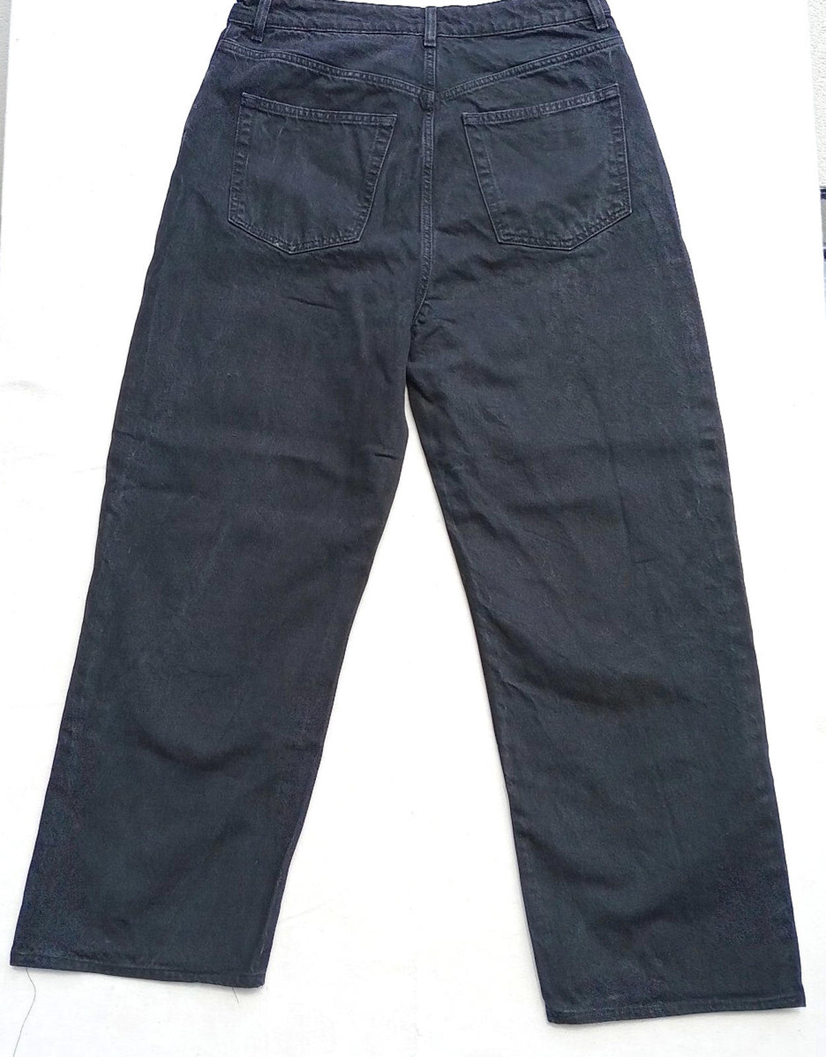 TopShop Black Topshop Jeans Men's UK Size 34" Waist 32" Leg Black 100% Cotton 5 Pocket Design