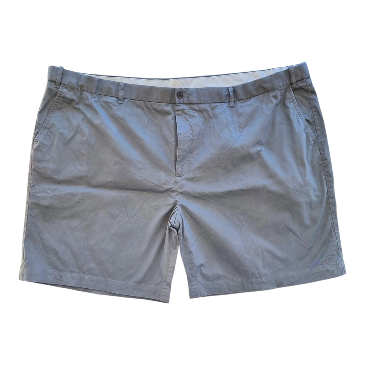 Skopes Chino Shorts Men's UK Size 6XL 54" Waist Grey Pockets 100% Cotton