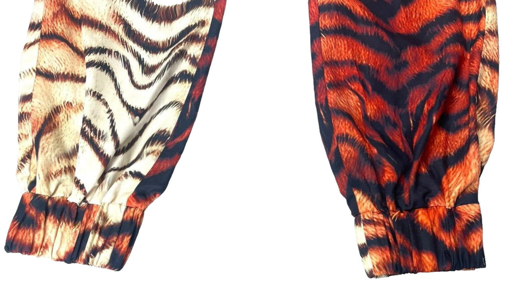 Pretty Little Thing Tiger Print Trousers Women's UK Size 10
