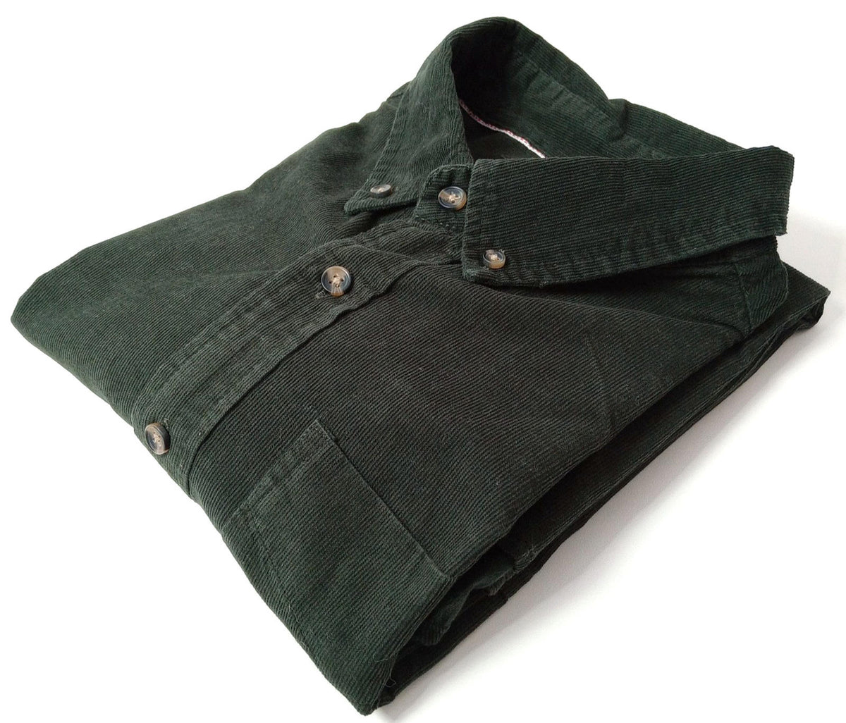 Sunrise Kingdom Corduroy Shirt Men's UK Size S Black Long Sleeve Pocket