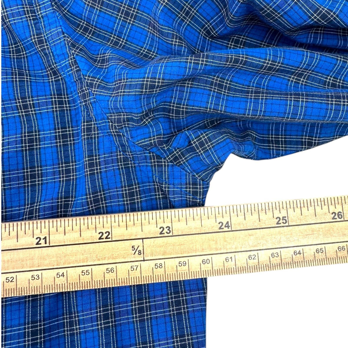 Nautica Shirt Men's UK Size XL Blue Striped Long Sleeve Pockets Button Collar
