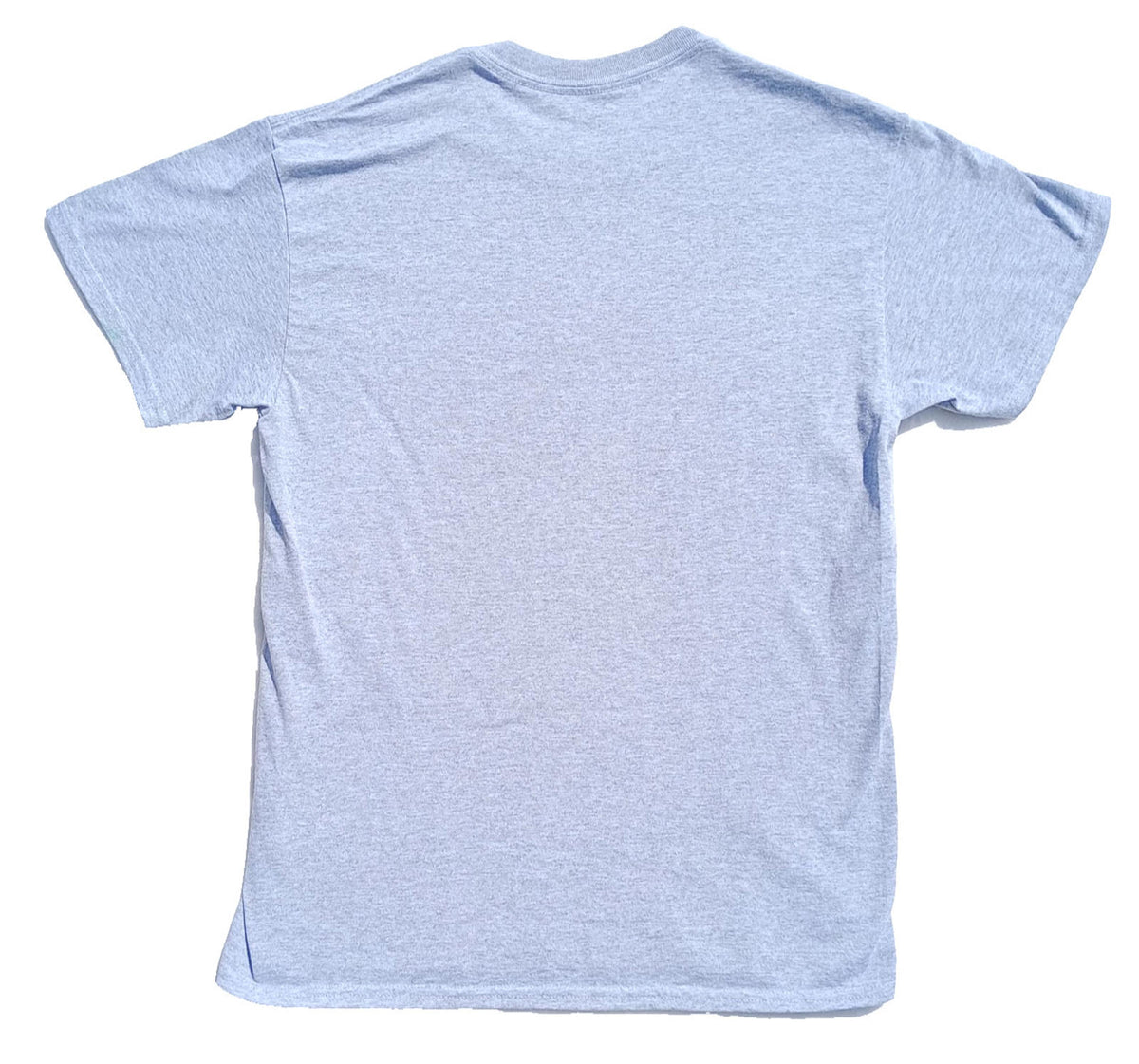 Gildan Gray Softball Camp Graphic Print T-Shirt Men's UK Size M Grey Crew Neck Cotton Mix