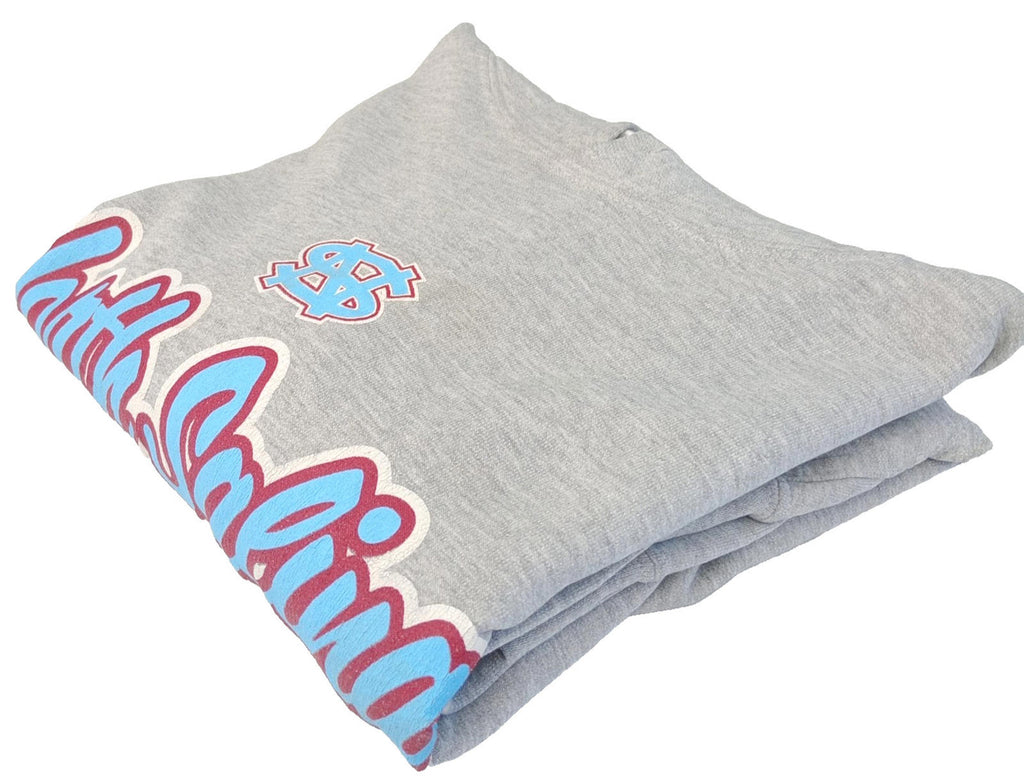 Gildan Gray USA High School Baseball Hoodie Men's UK Size M Grey Jersey Hooded Pockets