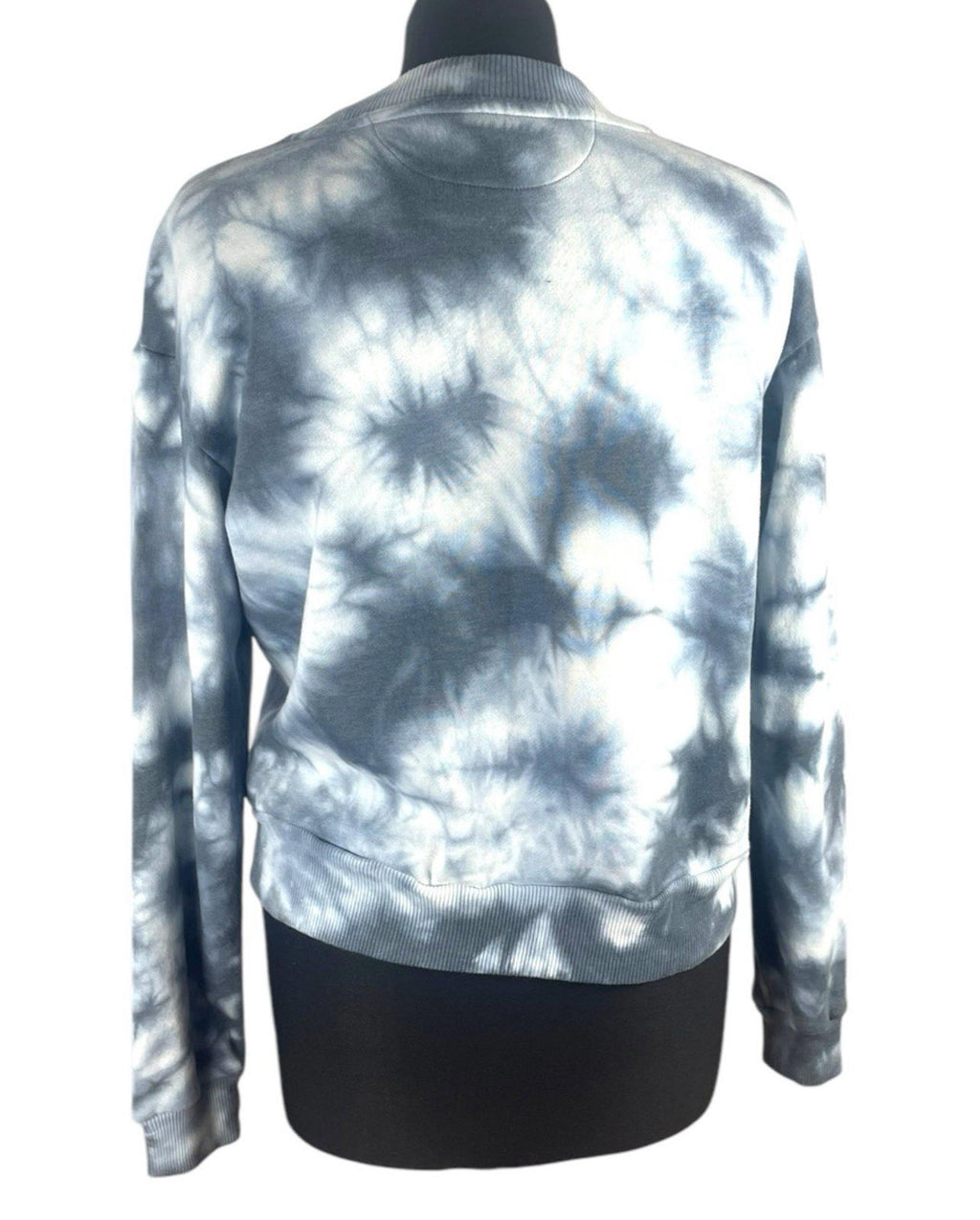90 Degree Grey Sweater Jumper Tie Dye Effect Women's UK Size S