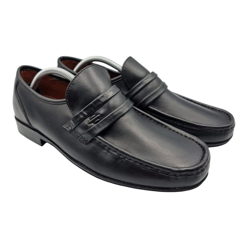 George Black George Black Shoes Faux Leather Slip On Loafers Wide Fit Men's UK Size 6