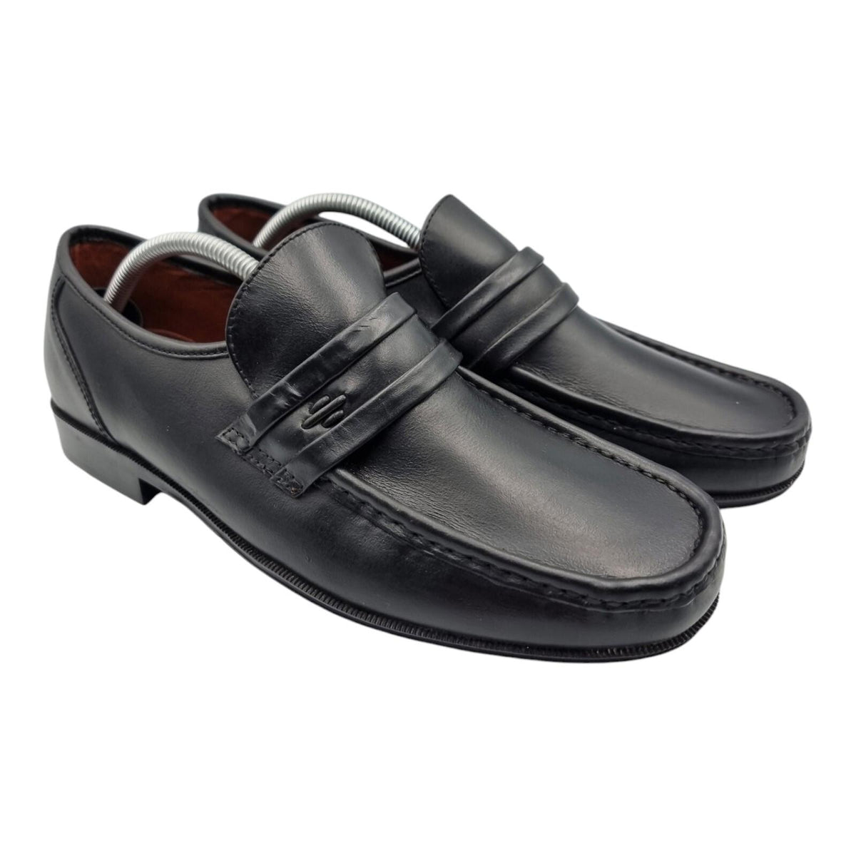 George Black George Black Shoes Faux Leather Slip On Loafers Wide Fit Men's UK Size 6