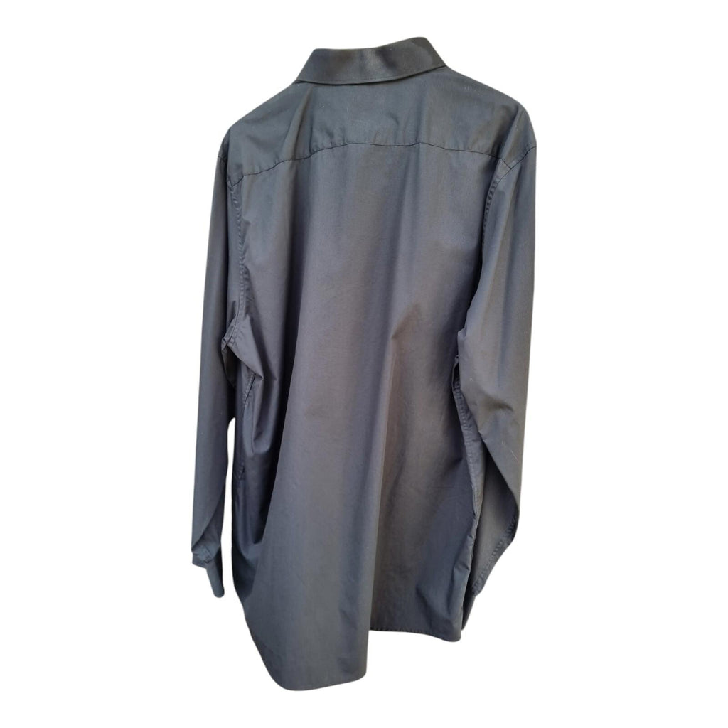 George Shirt Black Long Sleeve Men's UK Size 2XL XXL 49" Chest