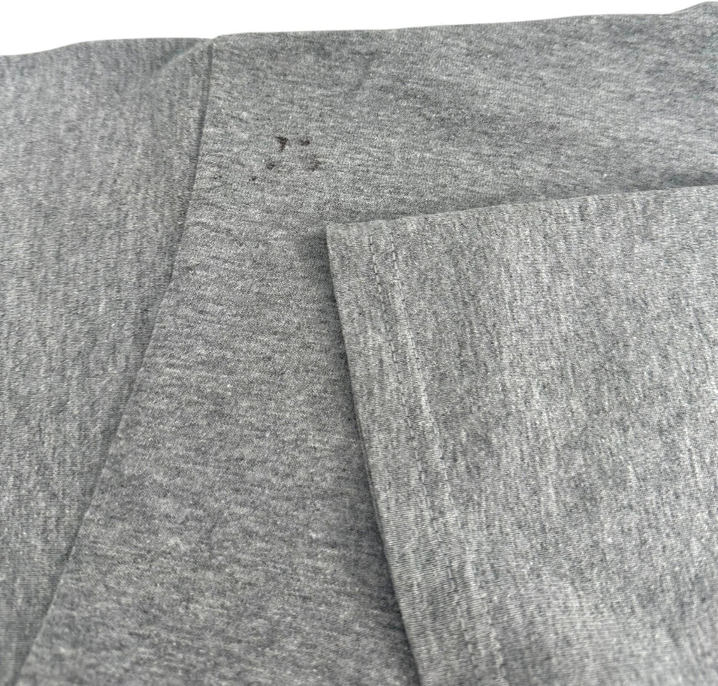 Gildan Gray Tully Lacrosse T-Shirt Men's UK Size M Grey Graphic Print Short Sleeve Crew Neck