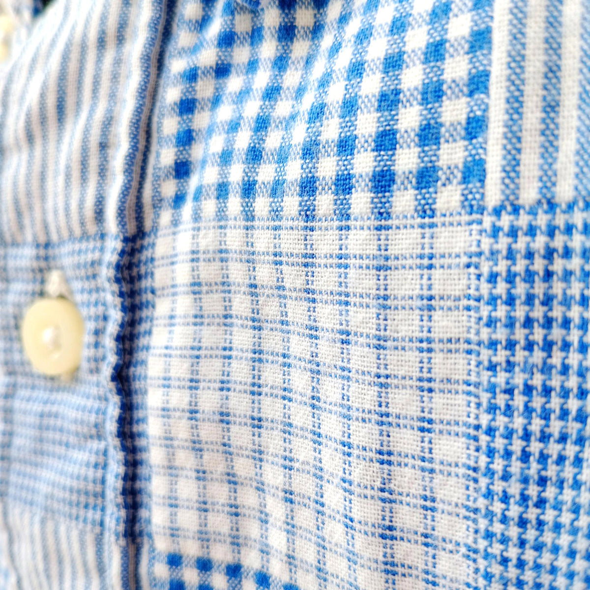 Tommy Hilfiger Men's UK Size 2XL Blue Check Long Sleeve Pockets Easy Care