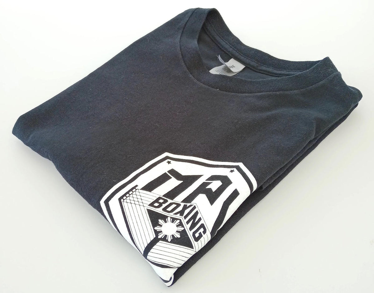 Boxing Ring Graphic Print T-Shirt Men's UK Size S Black Crew Neck 100% Cotton