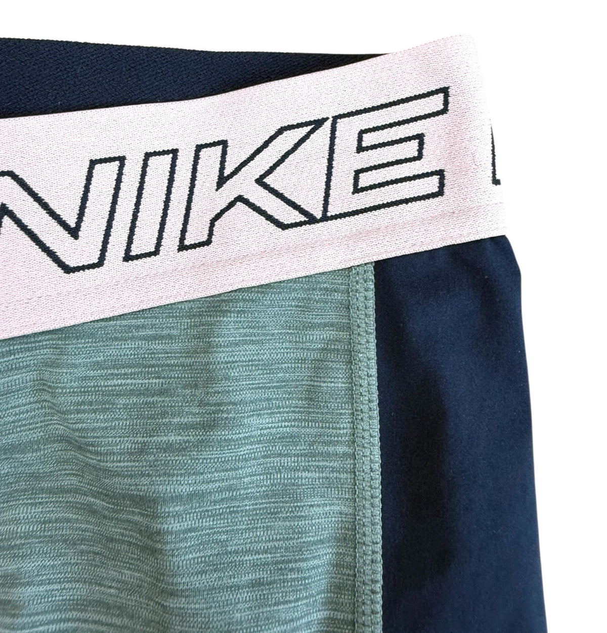 Nike Pro Dri Fit Leggings Colour Block High Rise Women’s UK Size XS