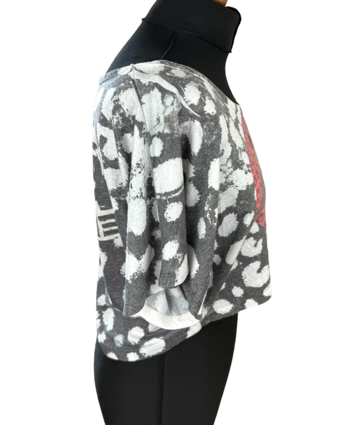 Understar White Understar Cropped T-shirt Graphic Print Relaxed Fit Women's UK Size M
