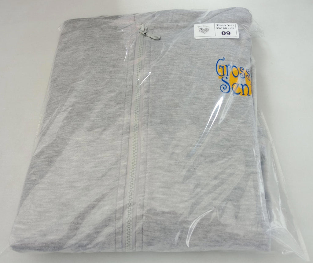 Sport TeK Gray USA High School Seniors Hoodie Men's UK Size M Grey Hooded Pockets Zip Front