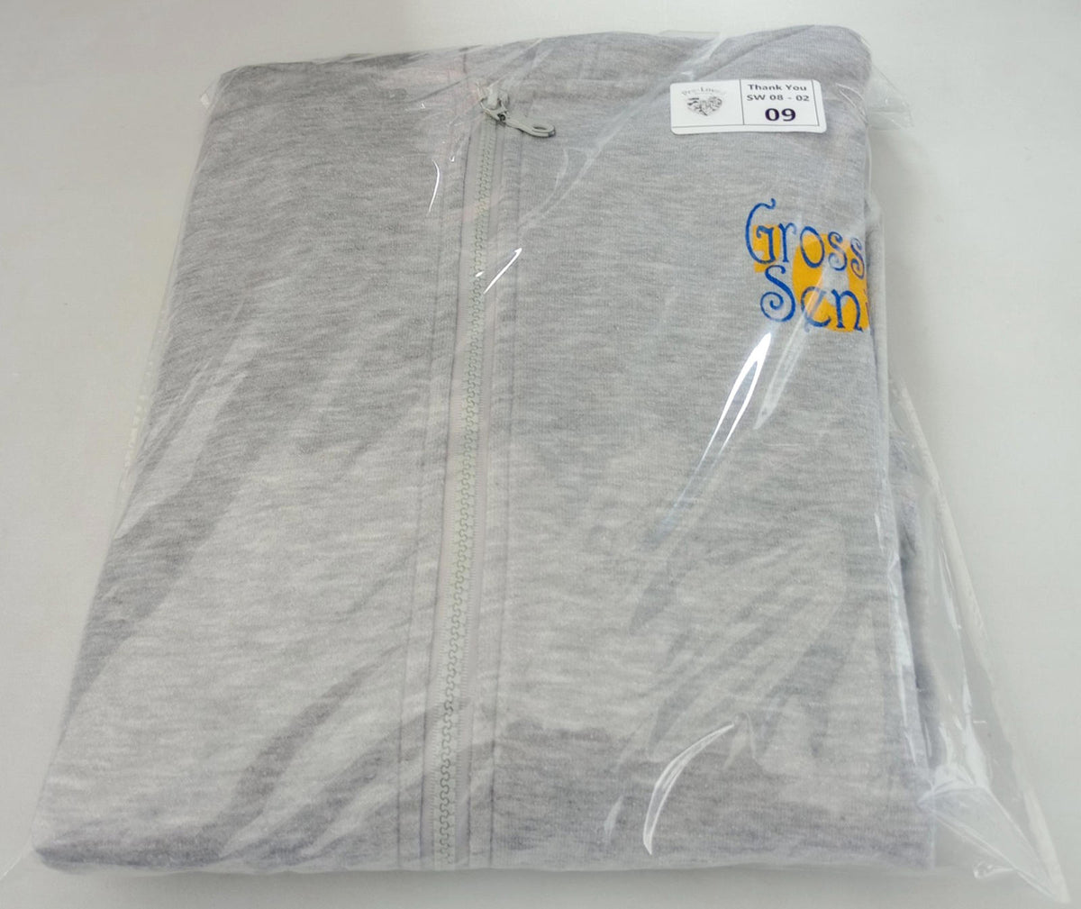Sport TeK Gray USA High School Seniors Hoodie Men's UK Size M Grey Hooded Pockets Zip Front