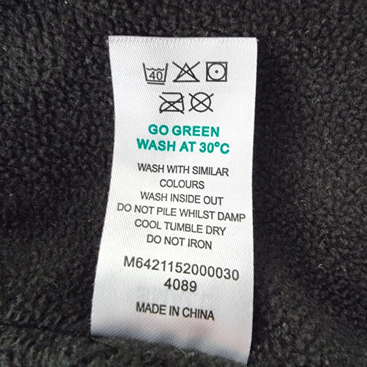 Glacier Point Jacket Men's UK Size S Blue Hooded Softshell Fleece Lined Coat