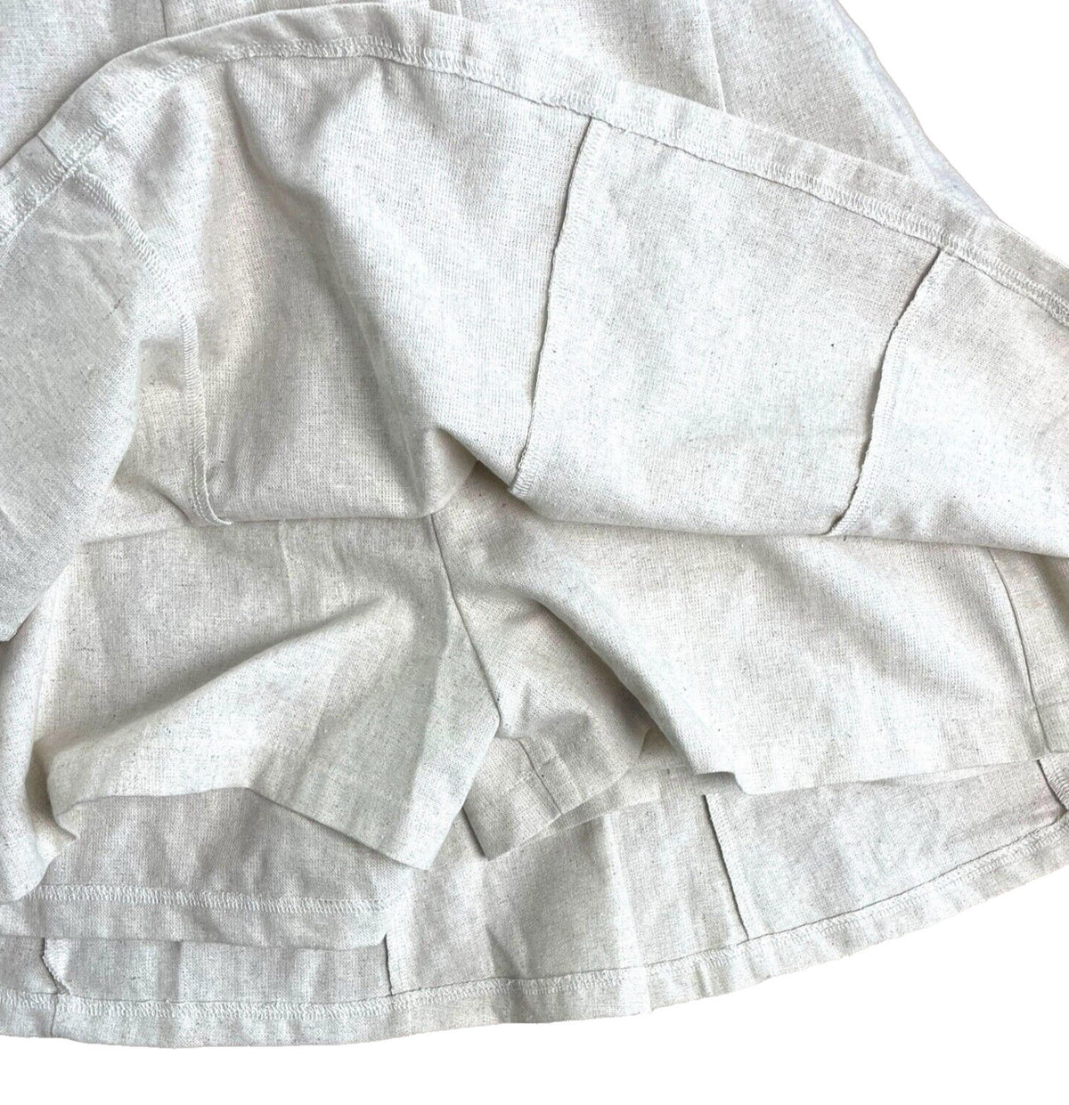 Linen Playsuit Skort Skirt Shorts Big Bow Detail Women's UK Size 8