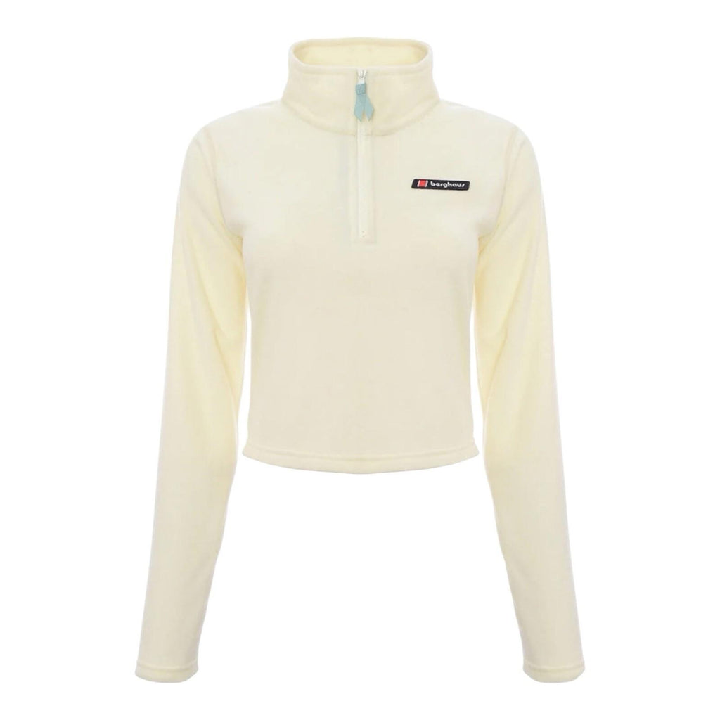 Berghaus Fleece Crop Top Prism Cream Women's UK Size XS