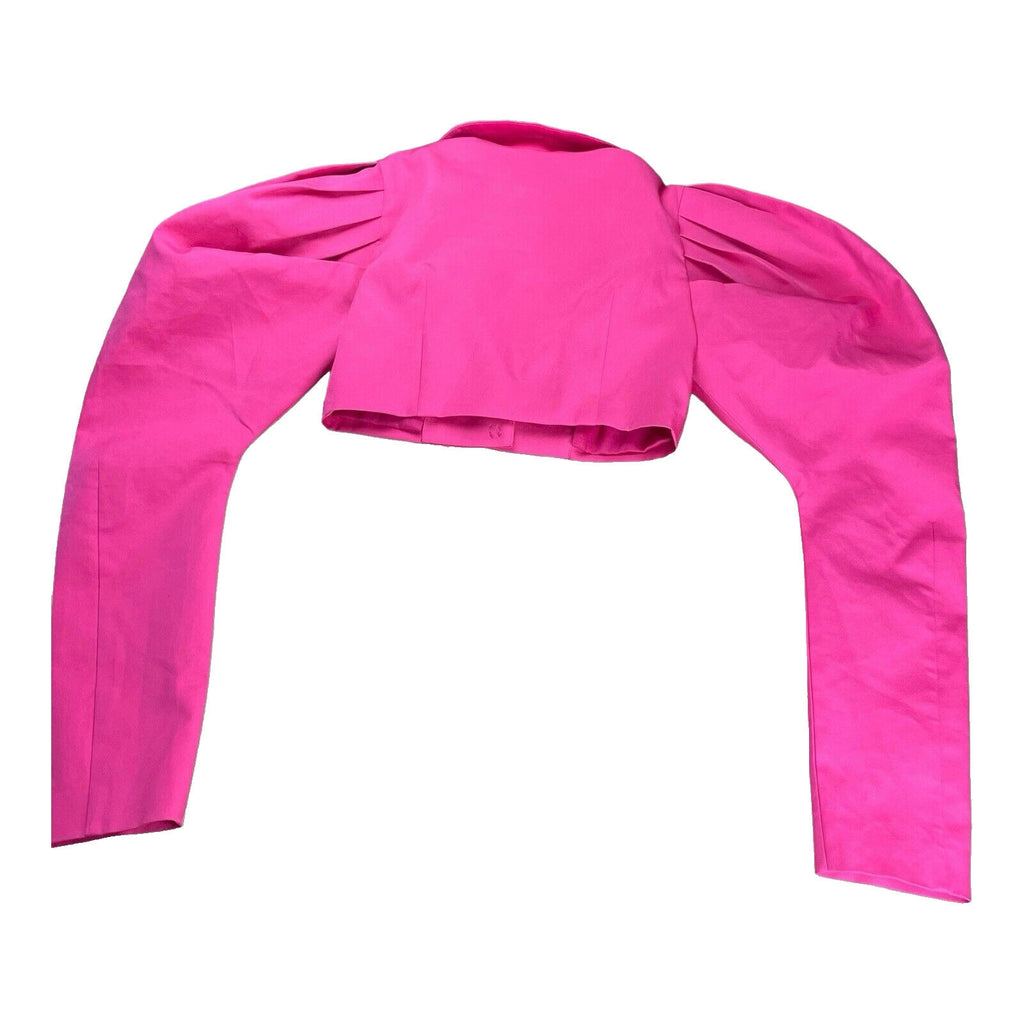 Pretty Little Thing Pink Co-Ord Set Pants & Cropped Blazer Women's UK Size 8