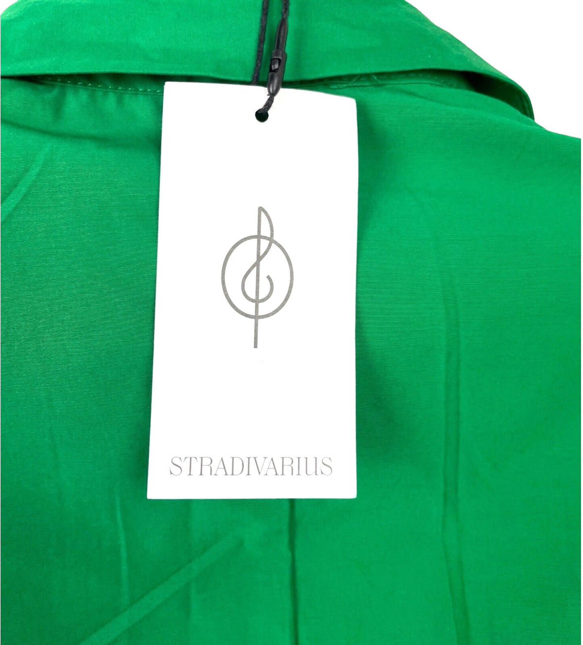 Stradivarius Shirt Dress Green Corset Detail Summer Women’s UK Size XS