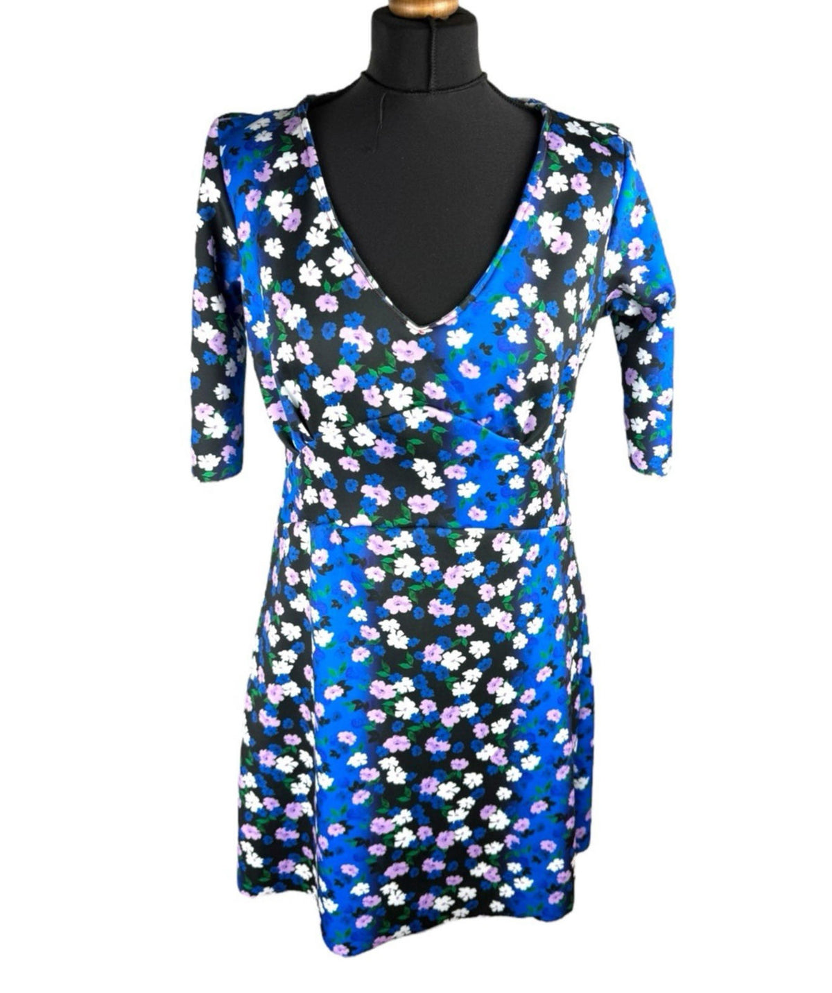 Your A Superstar Floral Aline Dress Short Sleeve Summer Women's UK Size M