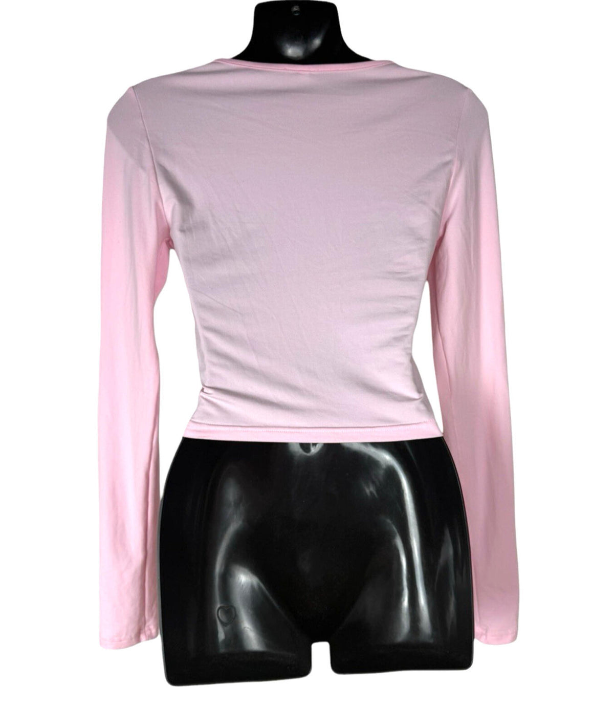 Pink Co Ord Set Women's UK Size XS High Waist Flared Trouser & Crop Top Set