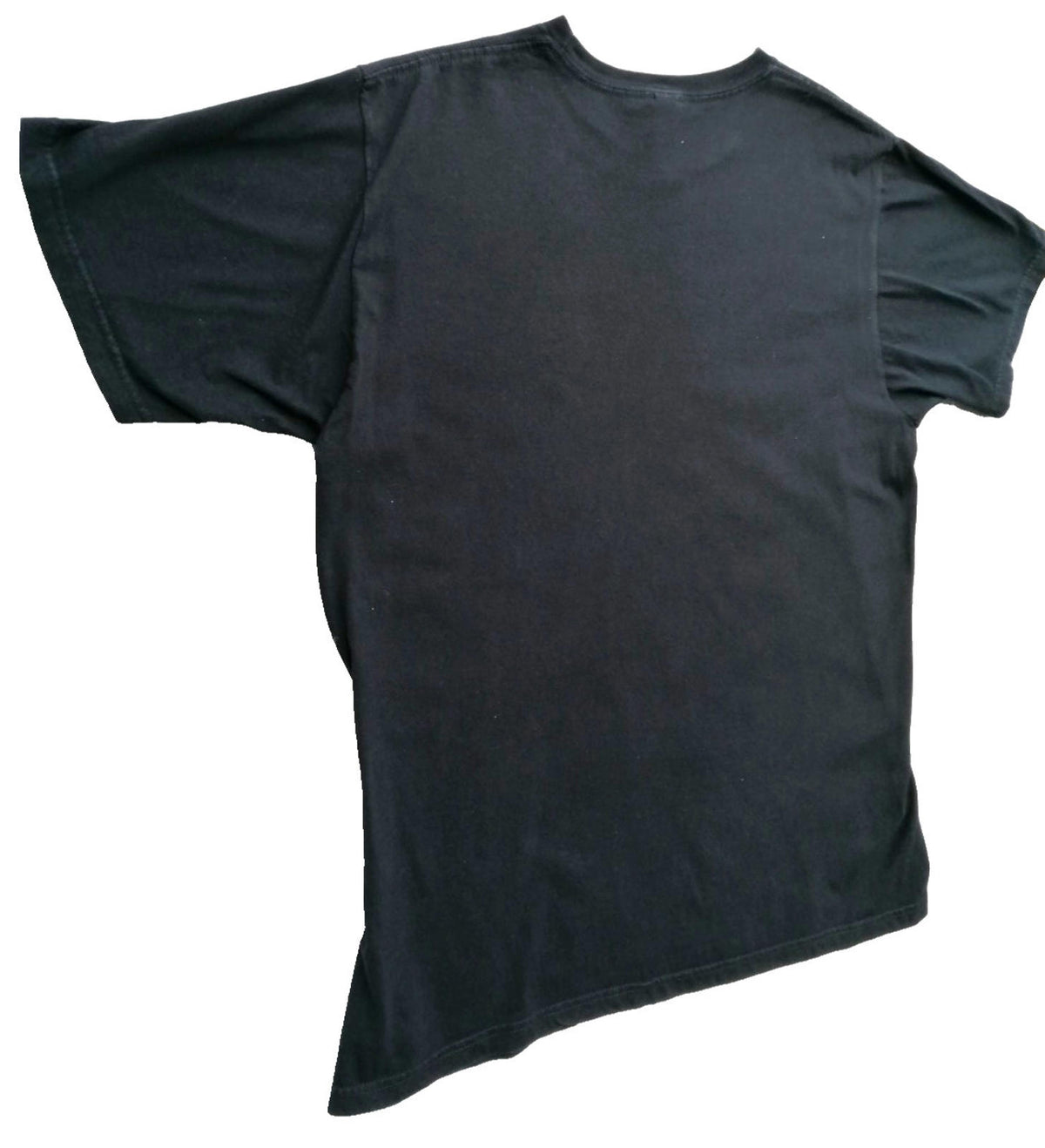 shirt.woot! Black Super Mario Graphic Print T-Shirt Men's UK Size L Black Crew Neck 100% Cotton