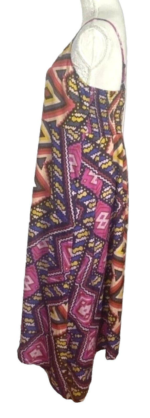 Simply Be Dress Diamond Abstract Summer Women's UK Size 16