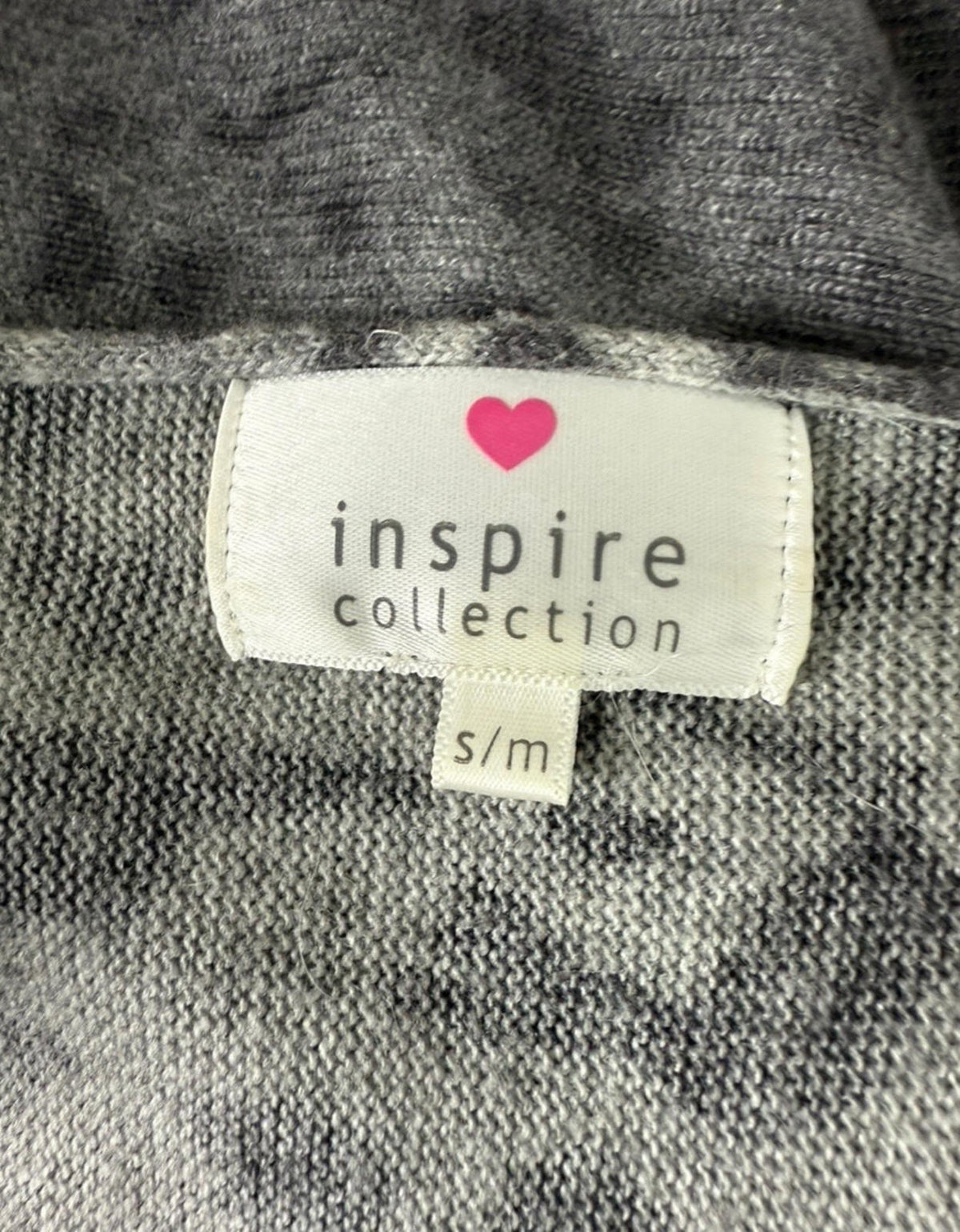 Inspire Collection Gray Inspire Collection Jumper Women's UK Size 10 S - M Grey Thin Leopard Print