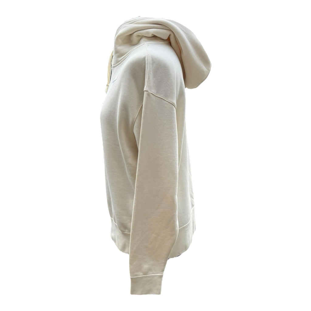 Nike Beige Hooded Sweatshirt Long Sleeve Logo Women's UK Size XS Hoodie