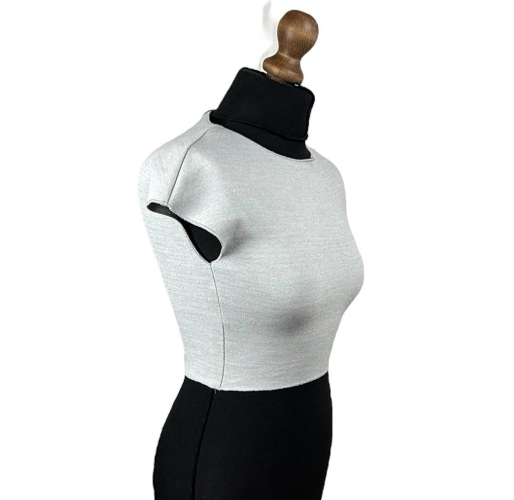 ZARA White Zara Off White Crop Top. Baby Tee Stretch Women's UK Size S