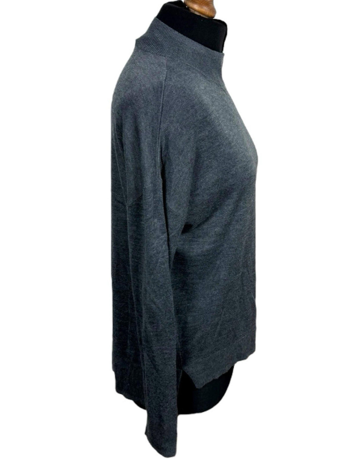 Dorothy Perkins Grey Jumper Thin Turtle Neck Women's UK Size 10