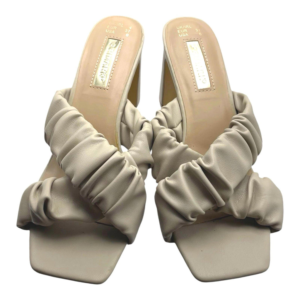 Primark Block Heel Sandal Shoes Cross Strap Women's UK Size 4