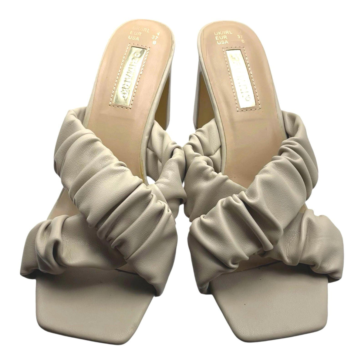 Primark Block Heel Sandal Shoes Cross Strap Women's UK Size 4