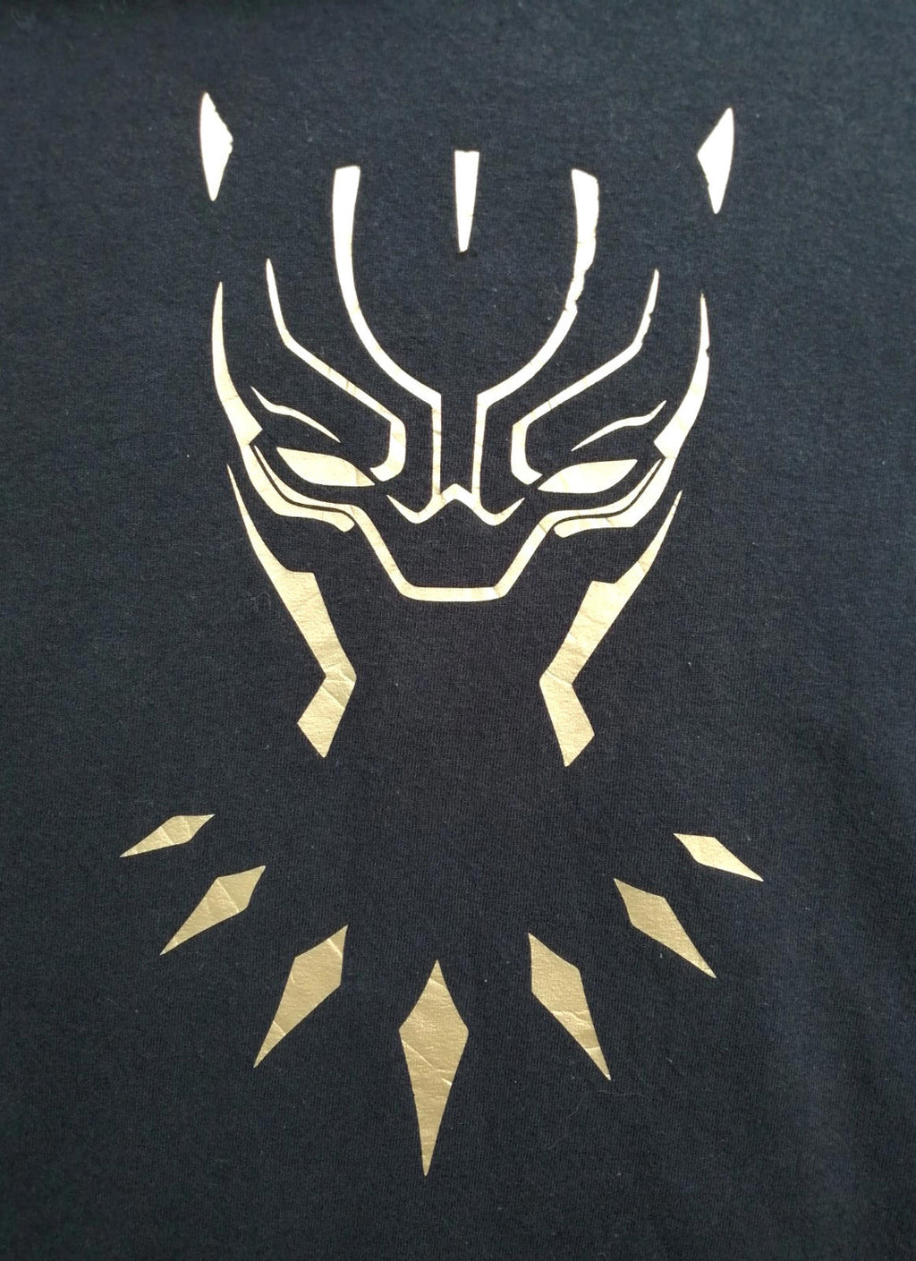 Gildan Black Gold Superhero Graphic Print T-Shirt Men's Size 2XL Crew Neck 100% Cotton