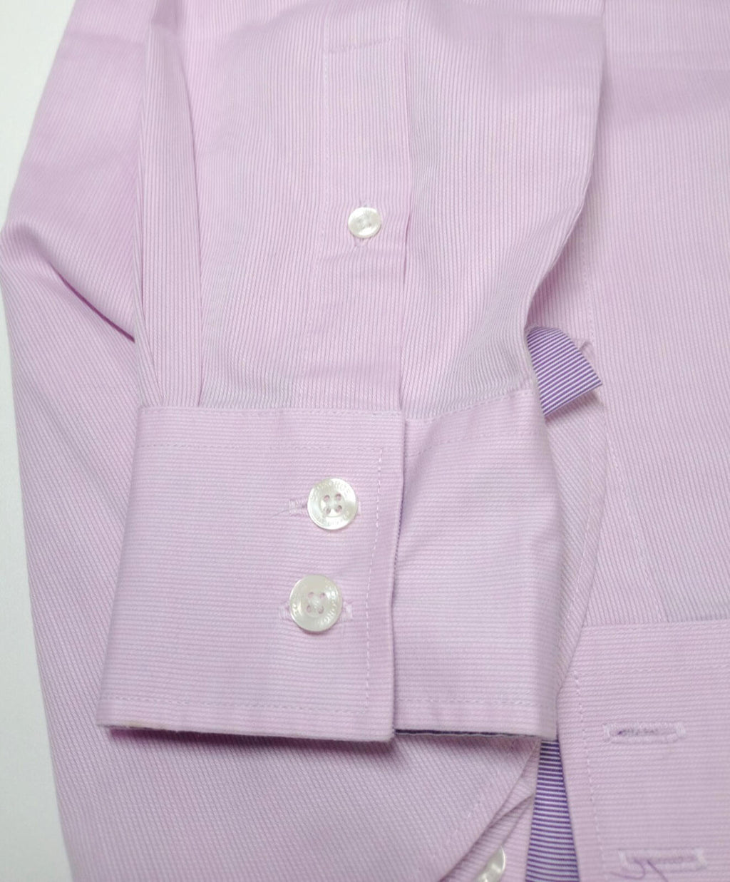 St George By Duffer Shirt Men's UK Size S Pink Stripe 100% Cotton Slim Fit