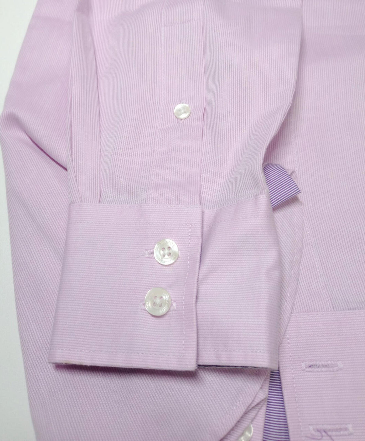 St George By Duffer Shirt Men's UK Size S Pink Stripe 100% Cotton Slim Fit