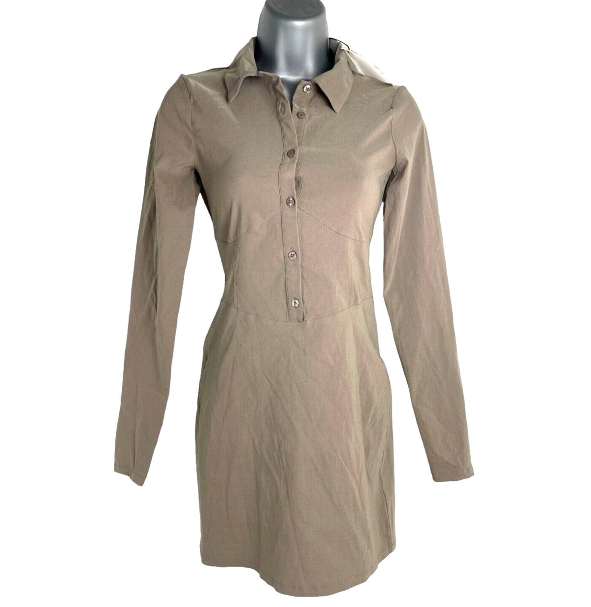 Pull&Bear Shirt Dress Stretch Women's UK Size S (6-8)