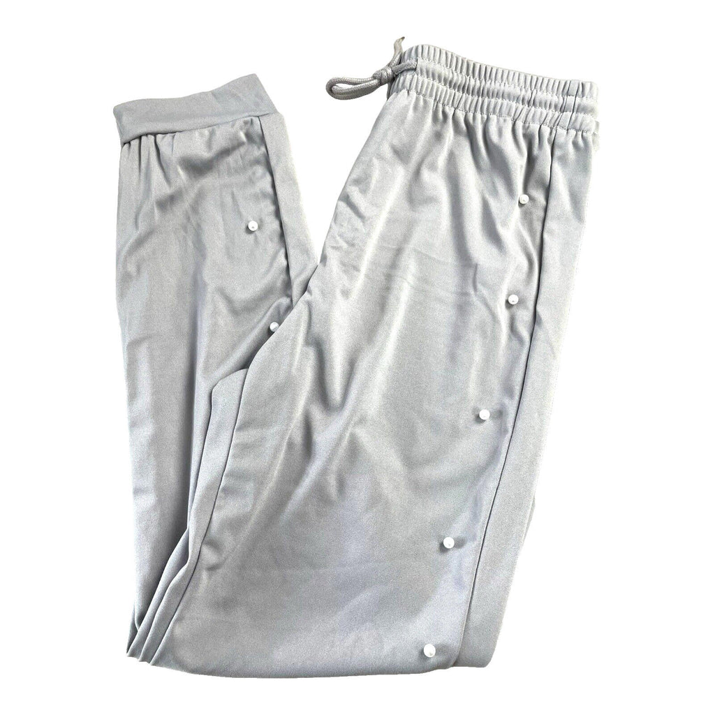 Pearl Embellished Tracksuit Co-Ord Set Women's UK Size L Grey Jog Pants & Top
