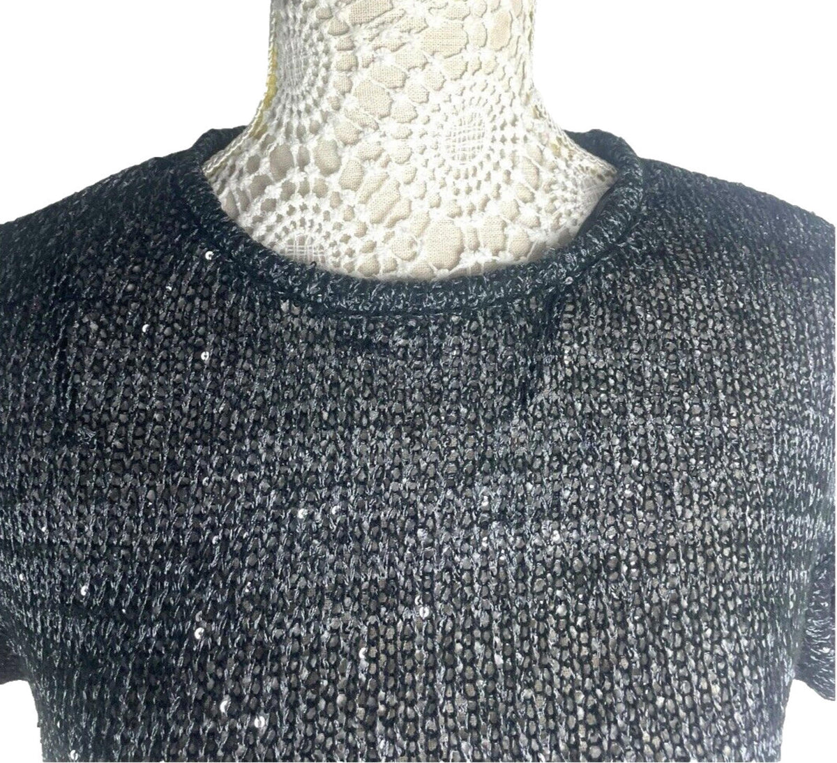 Abandon Sparkle Knit T Shirt Top Women’s UK Size XS (6)