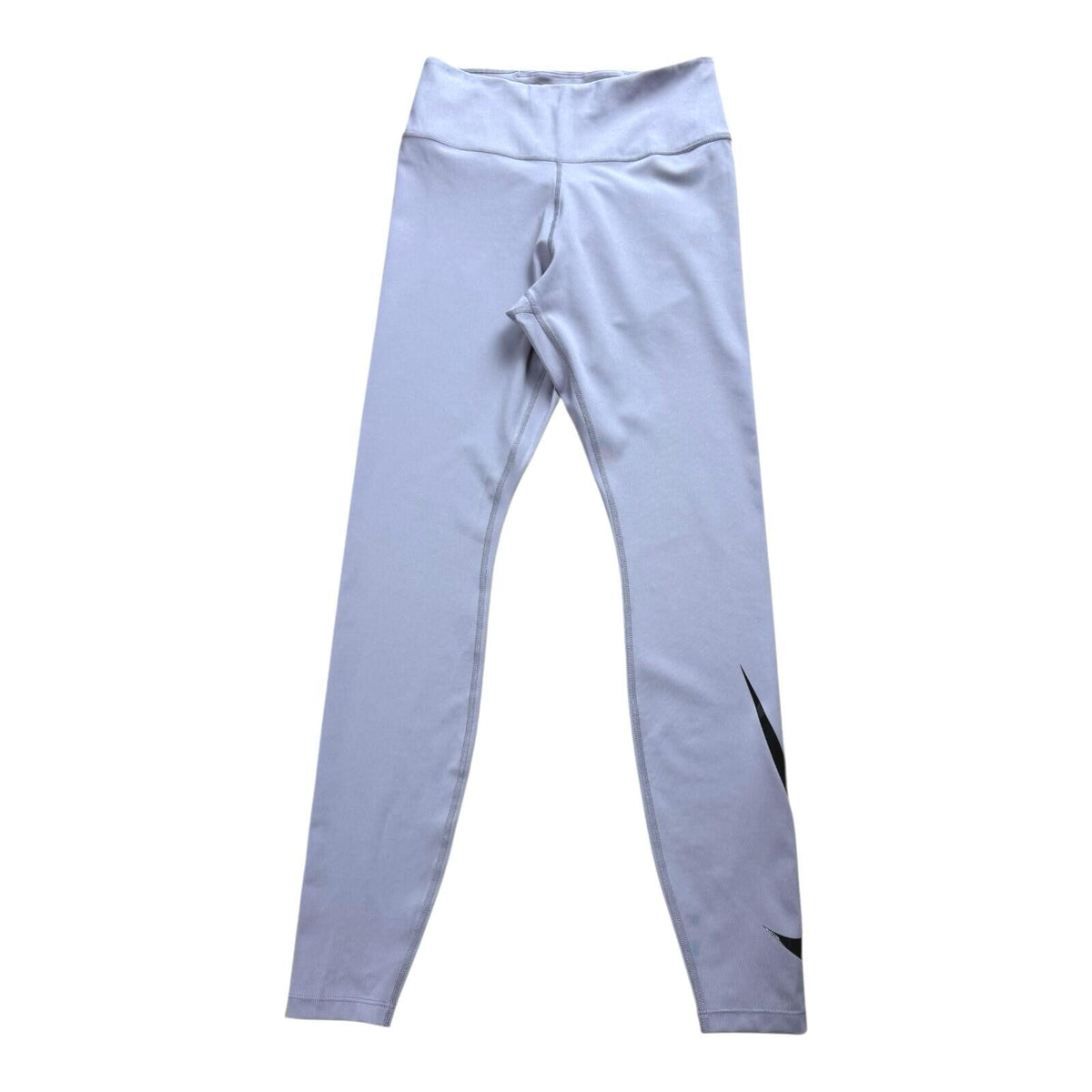 Nike Dri Fit Leggings Women's UK Size S Stretch Leg Logo High Waist