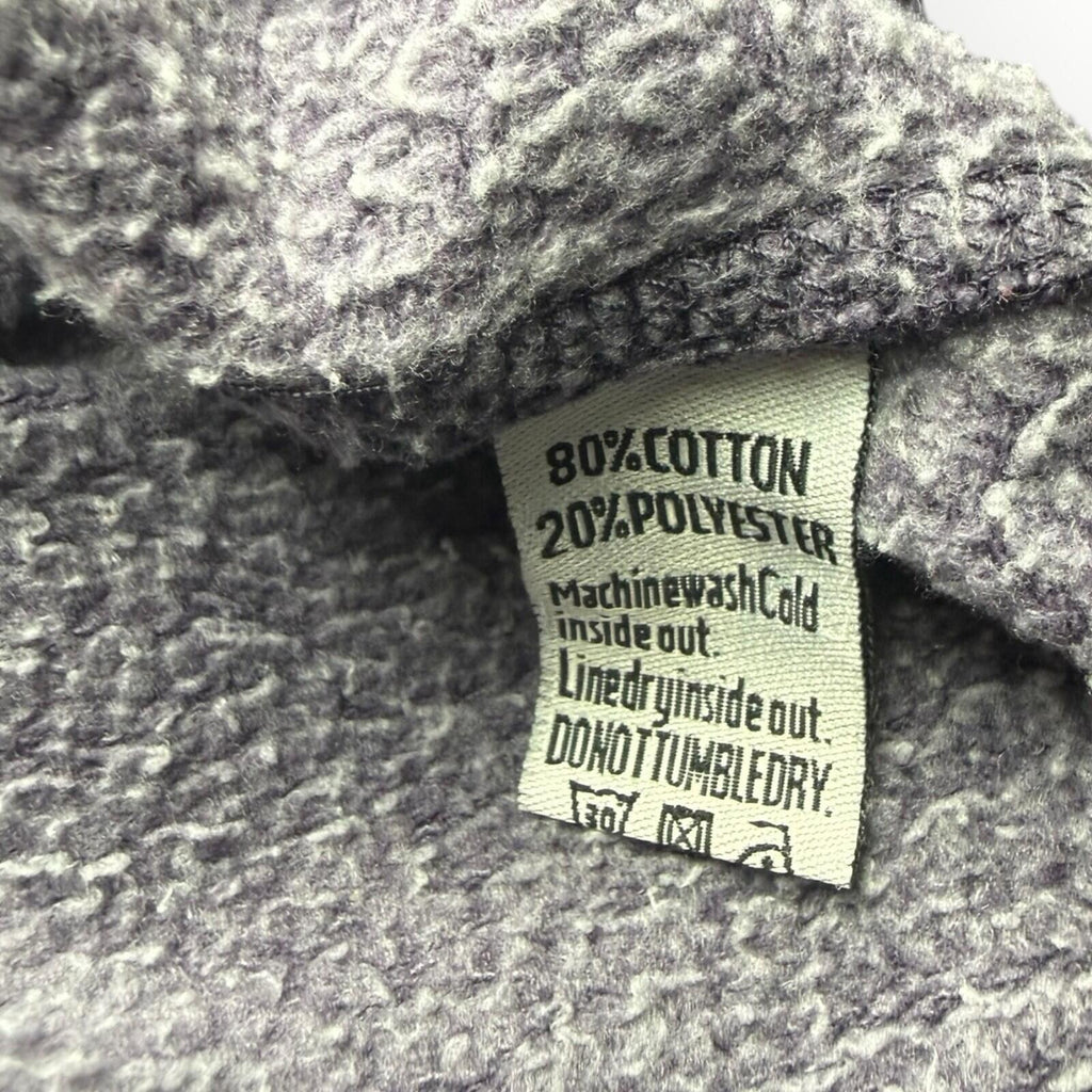 Super Dry Hoodie Women's UK Size S Logo Print Fleece Lined Jersey Purple
