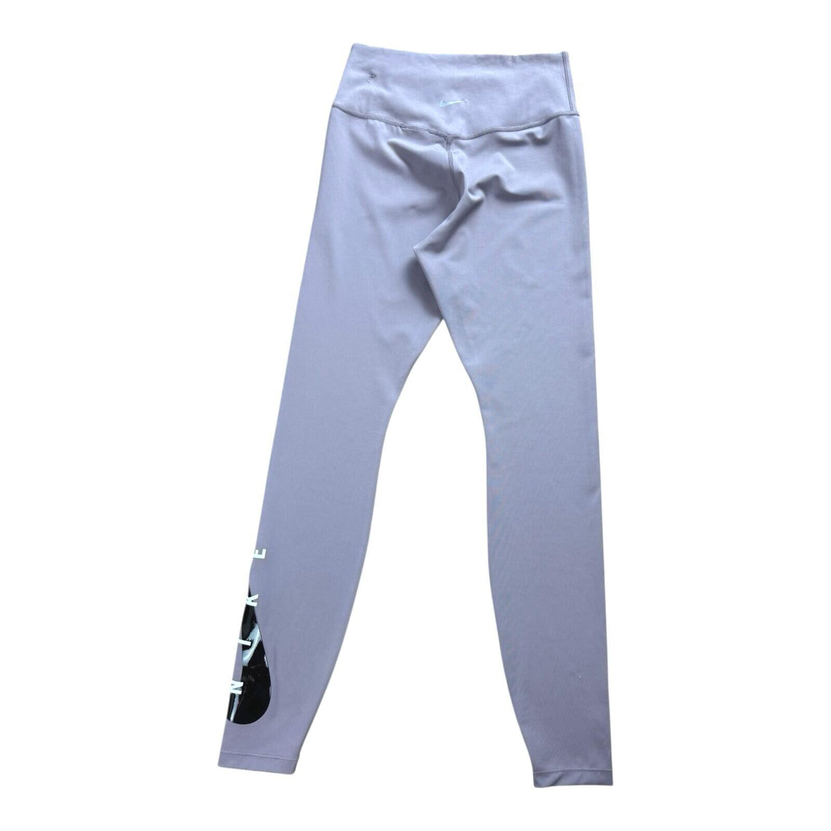 Nike Dri Fit Leggings Women's UK Size S Stretch Leg Logo High Waist